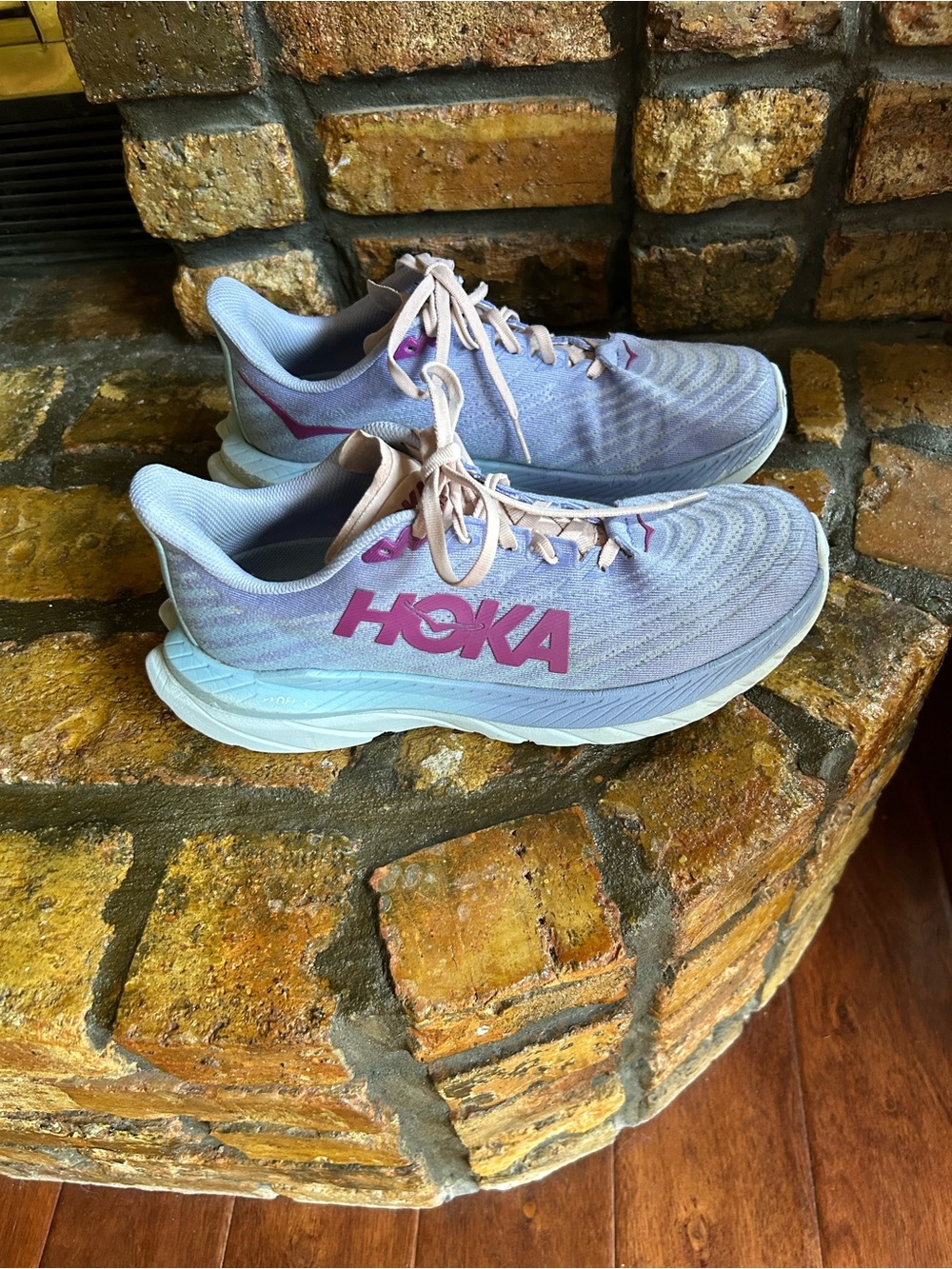 HOKA athletic shoes.